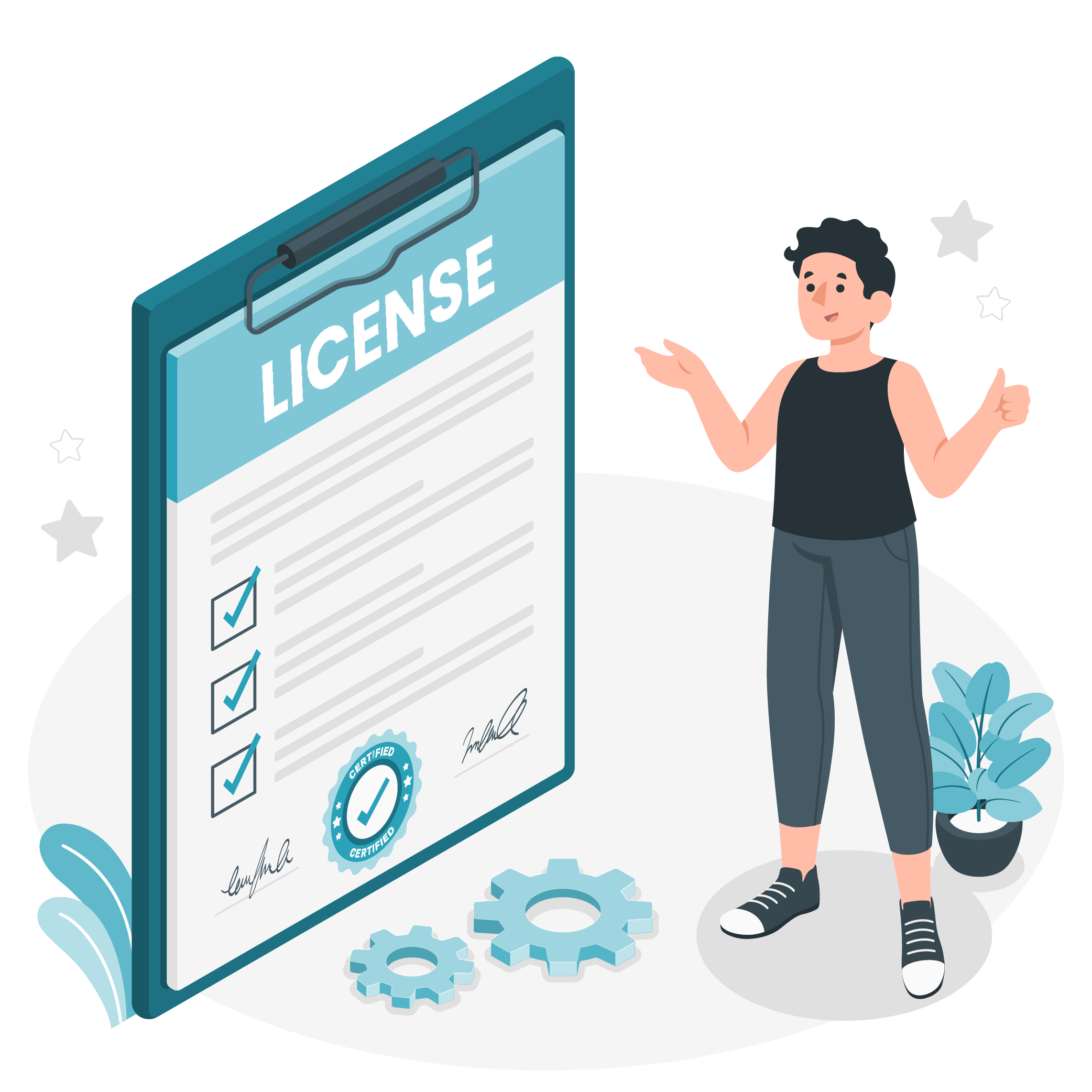 Business License cover