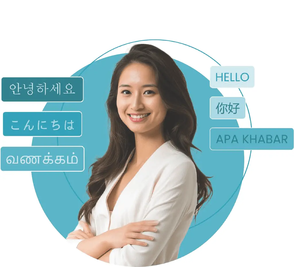a portrait of maya, an AI powered sales consultant for company secretary and business consultant MISHU