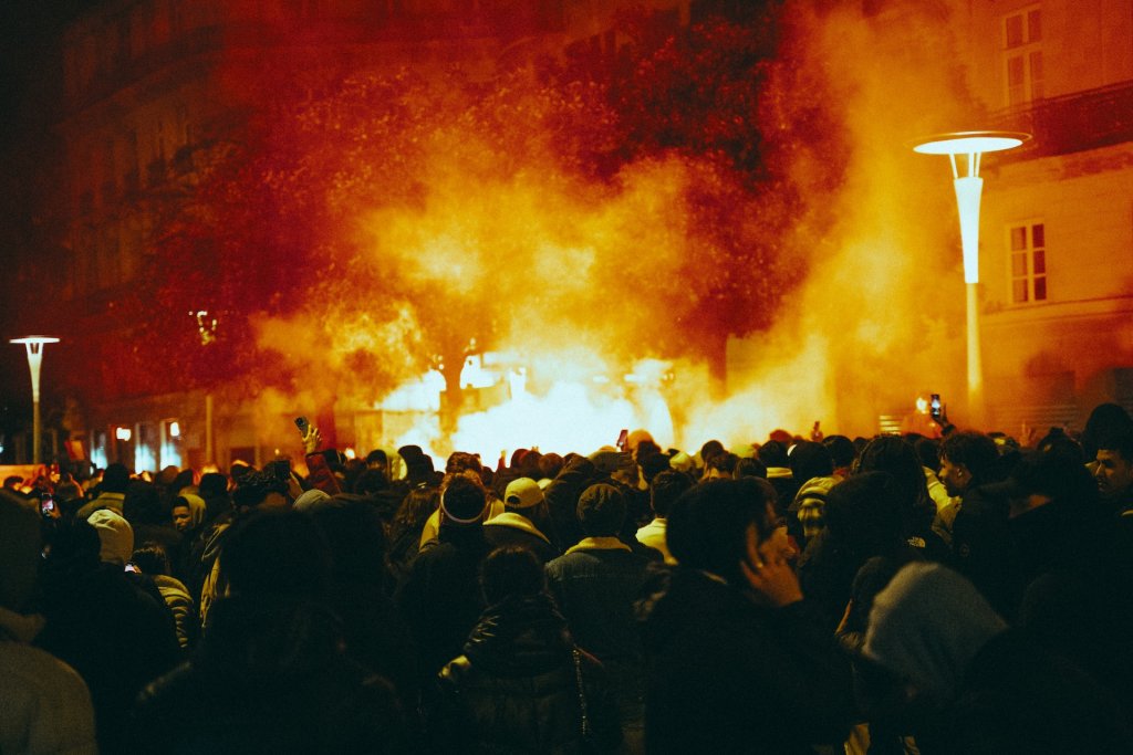 football riot