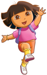 Dora_the_Explorer as a joke about de rantau pass meaning explorer in english